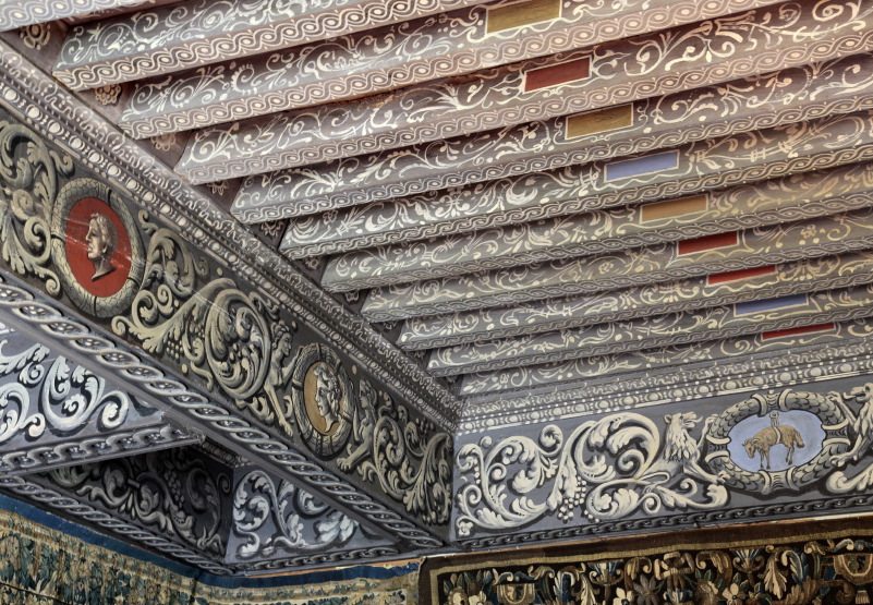 Plafonds peints à la Bastie d'Urfé