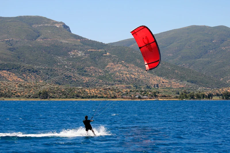 Kitesurf à Poros