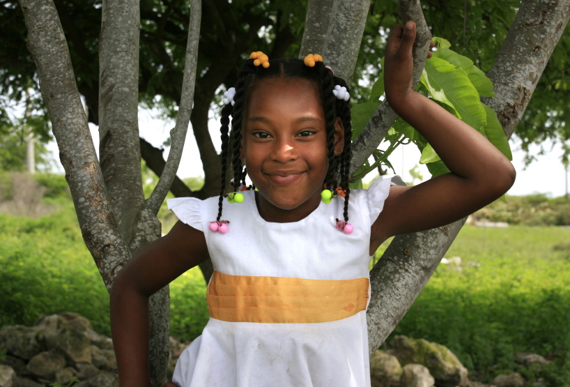 Enfant sur l'île Saona