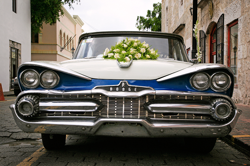 Dodge vintage, Calle Las Damas, Santo Domingo