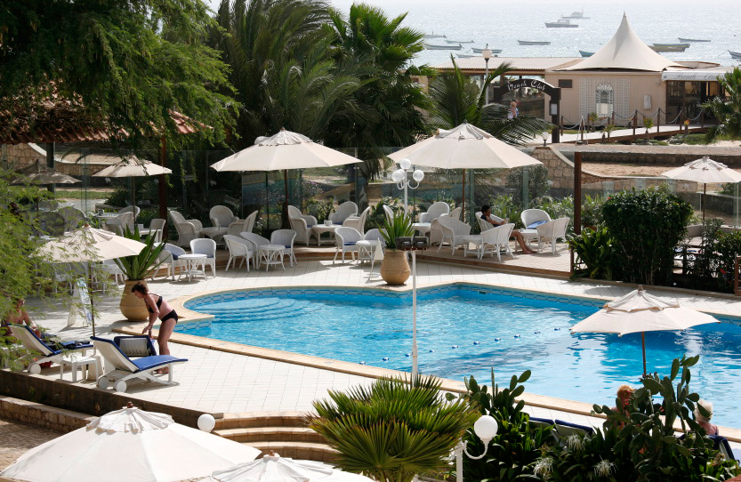 La piscine centrale du Morabeza Hotel