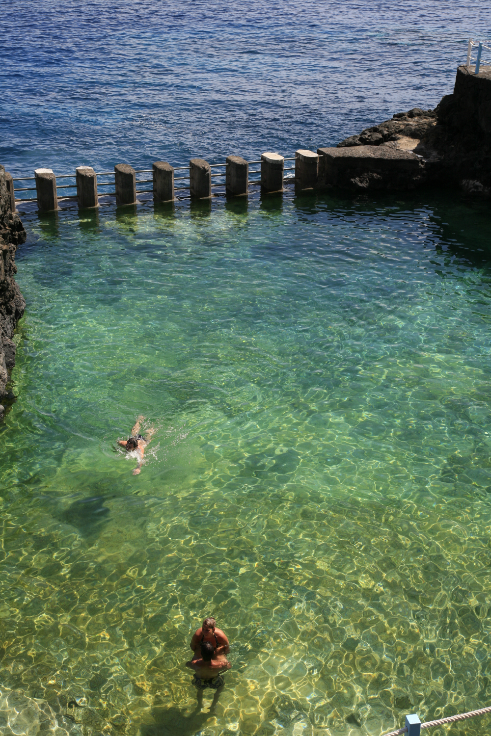 Piscine naturelle de Charco Azul, San Andrés y Sauces