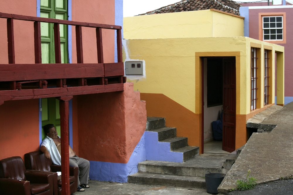 Architecture colorée de Barlovento, La Palma