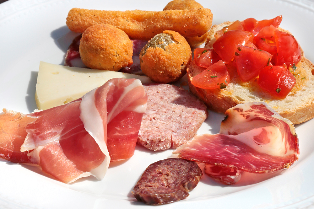 Anti-pasti traditionnels de la région de Fermo