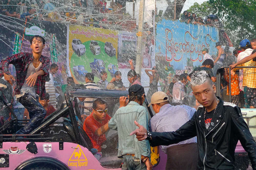 Water festival in Mandalay