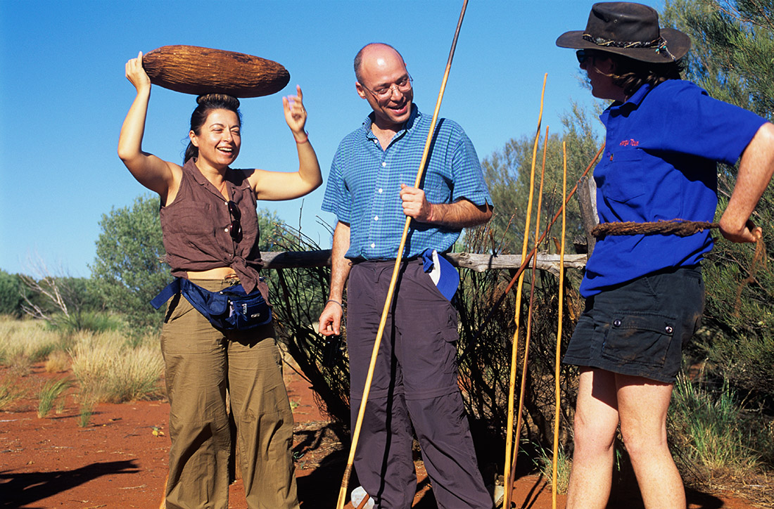 Aboriginal Culture Tour, non loin de Ayers Rock, Australie © S.Dauwe