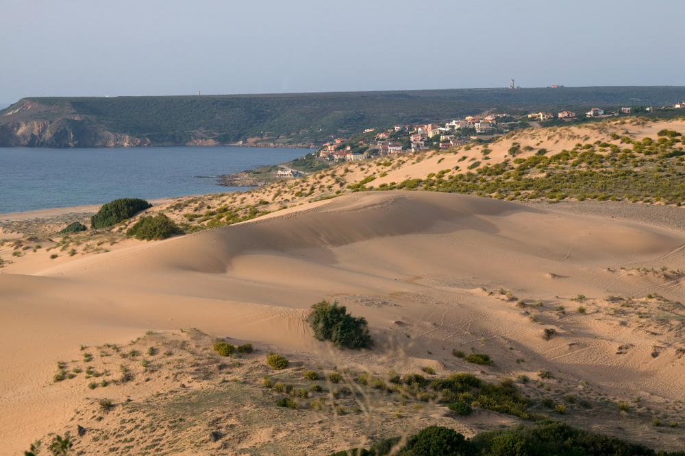 Dunes de sables à Torre dei Corsari, Costa verde