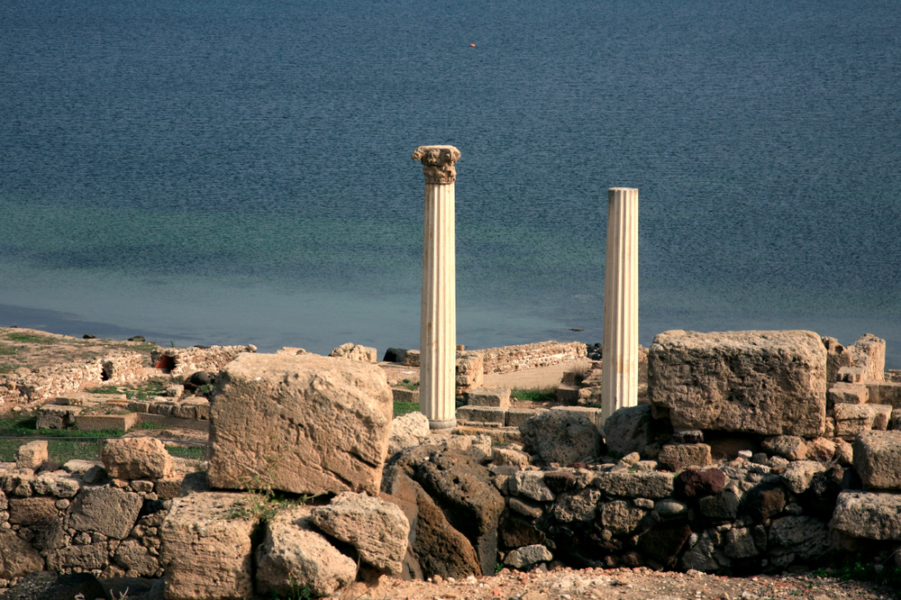 Site archéologique (phénicien à de Tharros, près de San Giovanni di Sinis