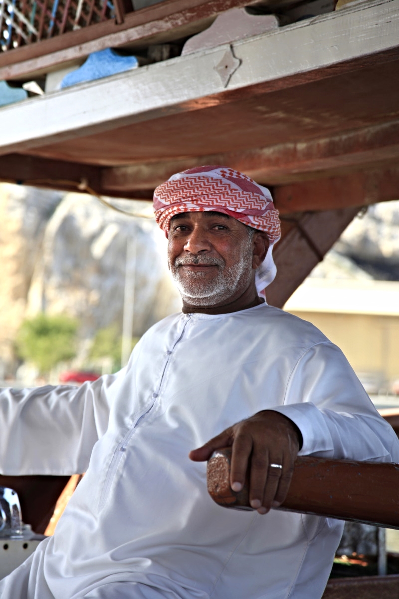 Le capitaine de notre Dhow © S.D.