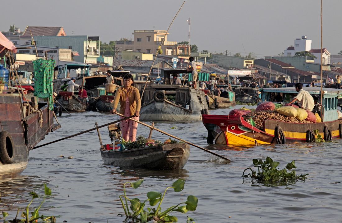 Marché flottant de Cantho © JJ Serol