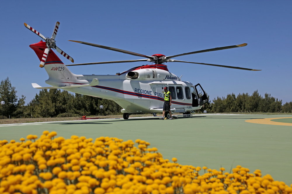 Hélicoptères Alidaunia : vols Vieste-Tremiti-Foggia