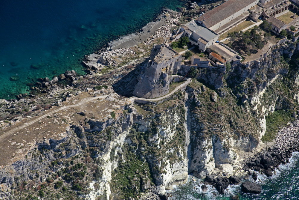 Vue aérienne de San Nicola, Tremiti