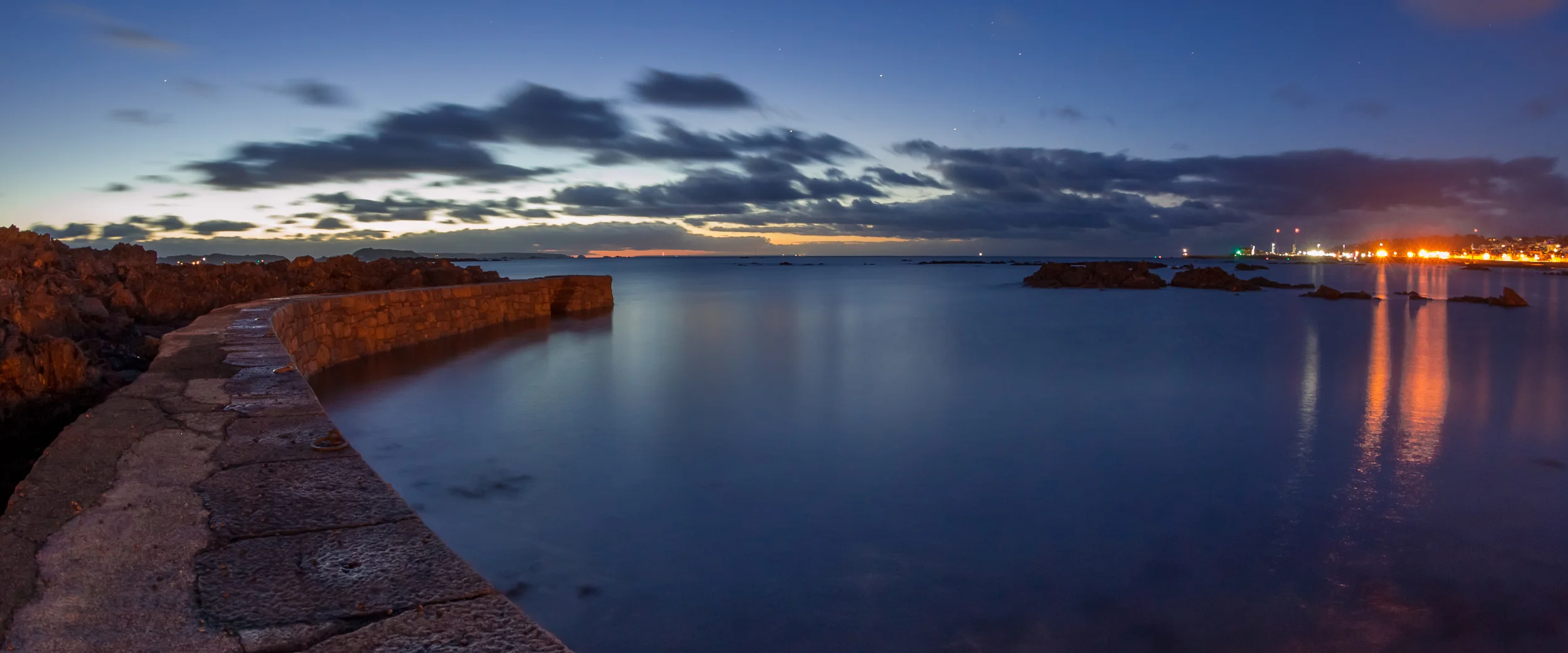 'Morning Peace'.... Taken on a November morning overlooking Belle Greve Bay towards St Peter Port just before the sun began to rise...
