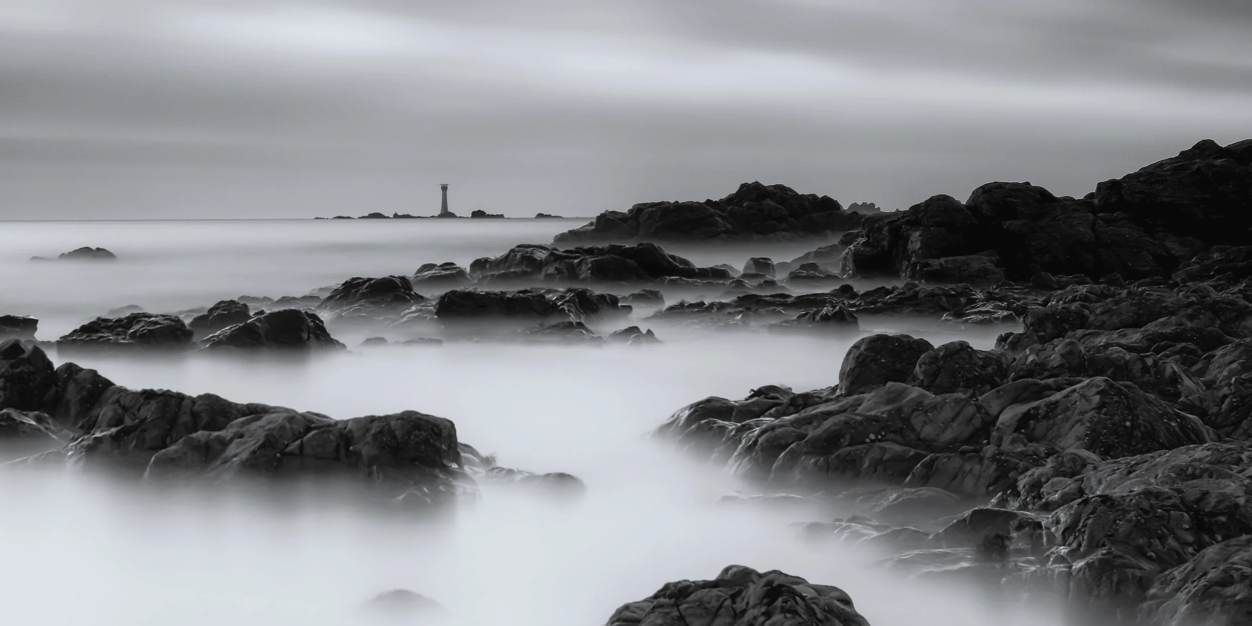 'Out to Sea'... Les Hanois Lighthouse, Les Catieres Bay.....