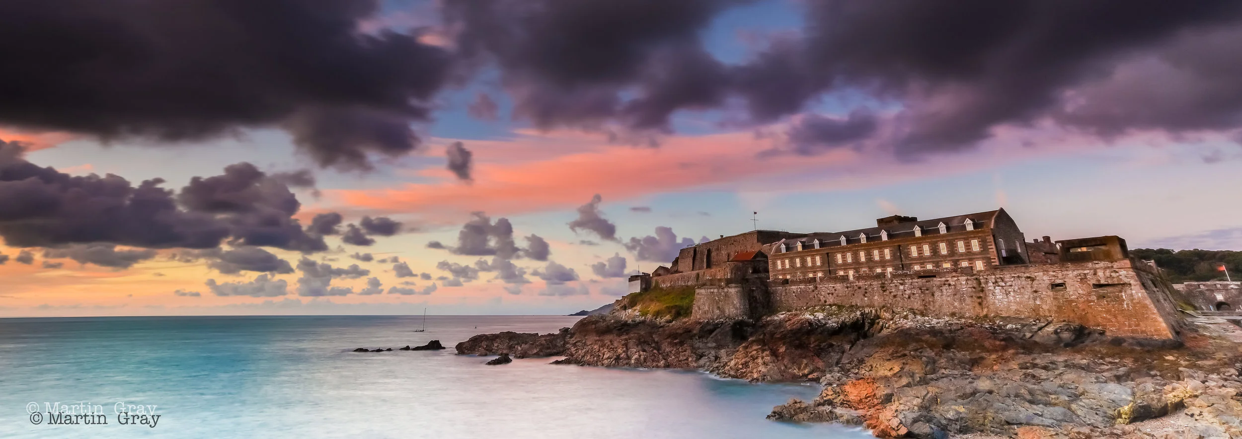 Dark Sky over the Castle'... A November sky over Castle Cornet....