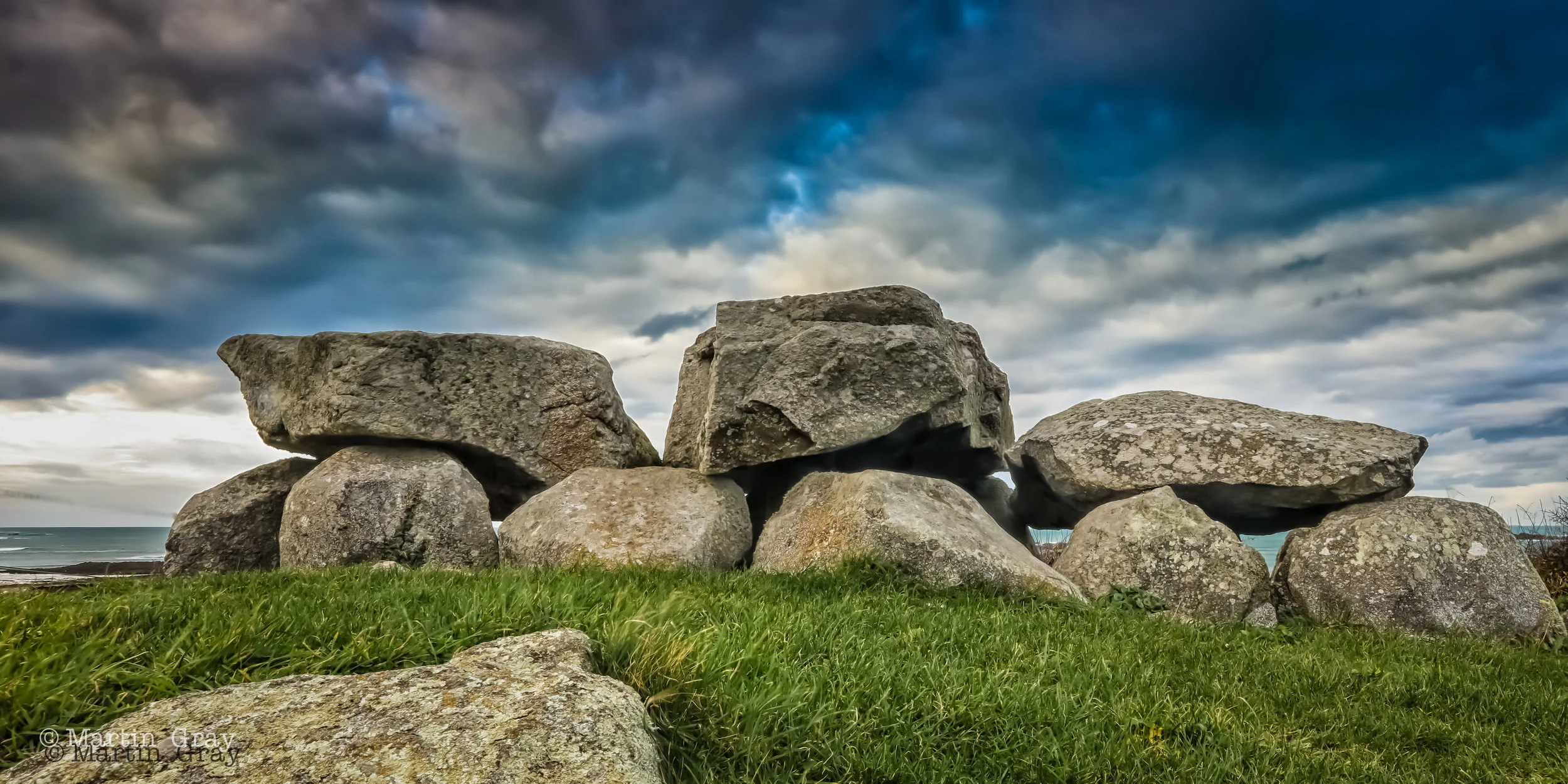 'What lies beneath'... Les Trepied Dolmen at Le Catioroc Guernsey...