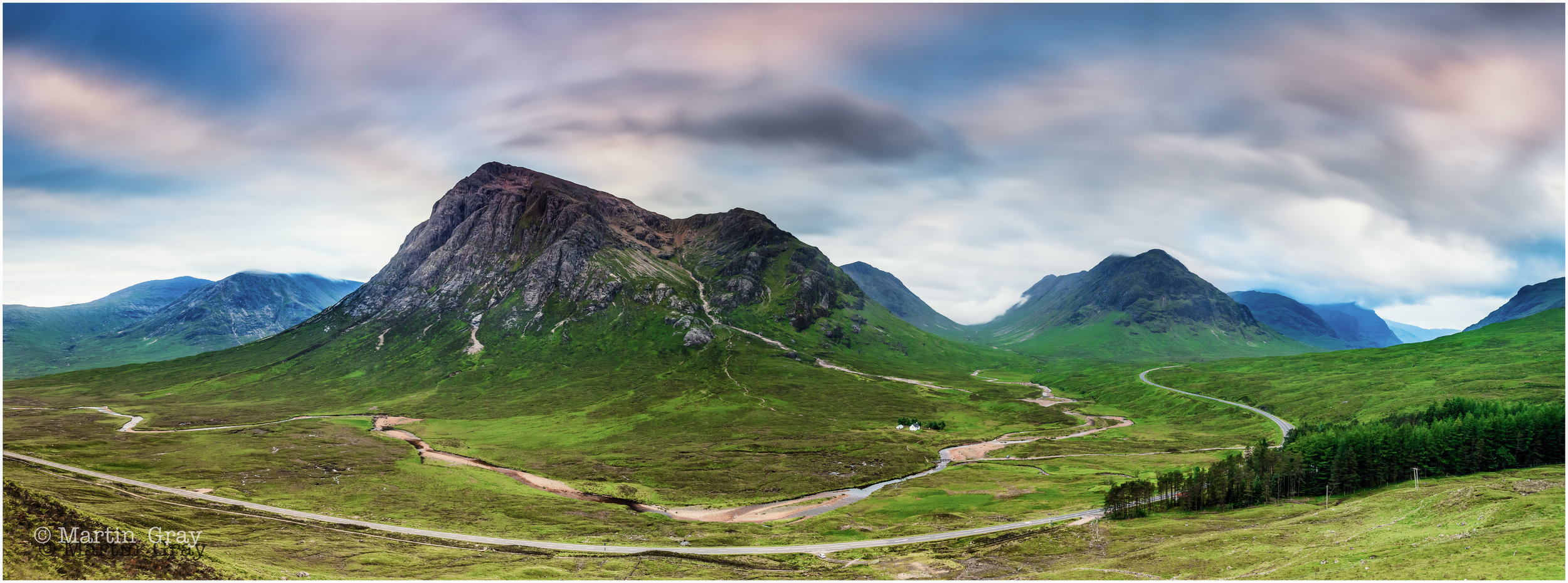 'The Glen'... Glencoe, Scotland... Panoramic
