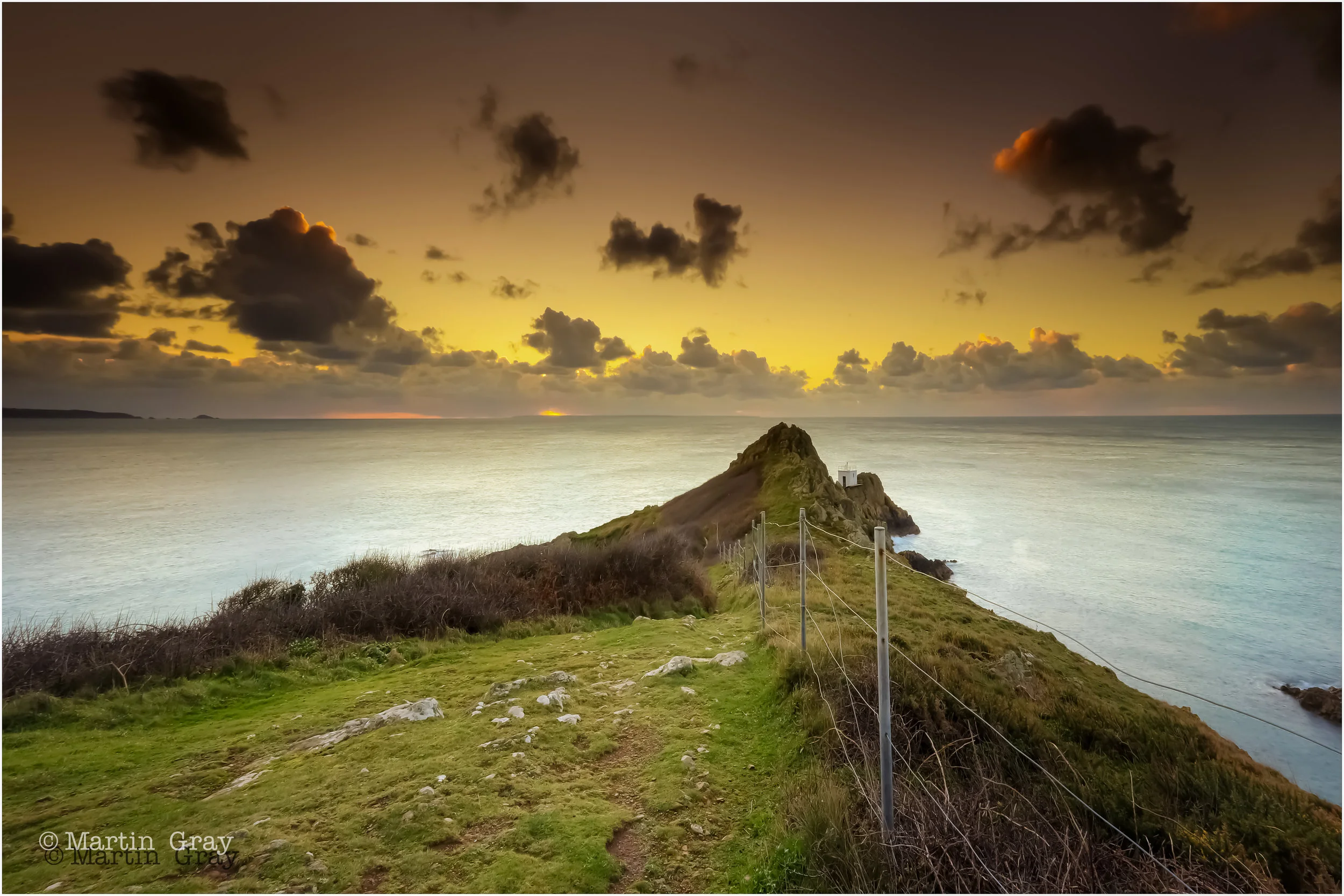'November at Jerbourg Point'... Jerbourg Point on the east coast of Guernsey as the sun begins to rise...