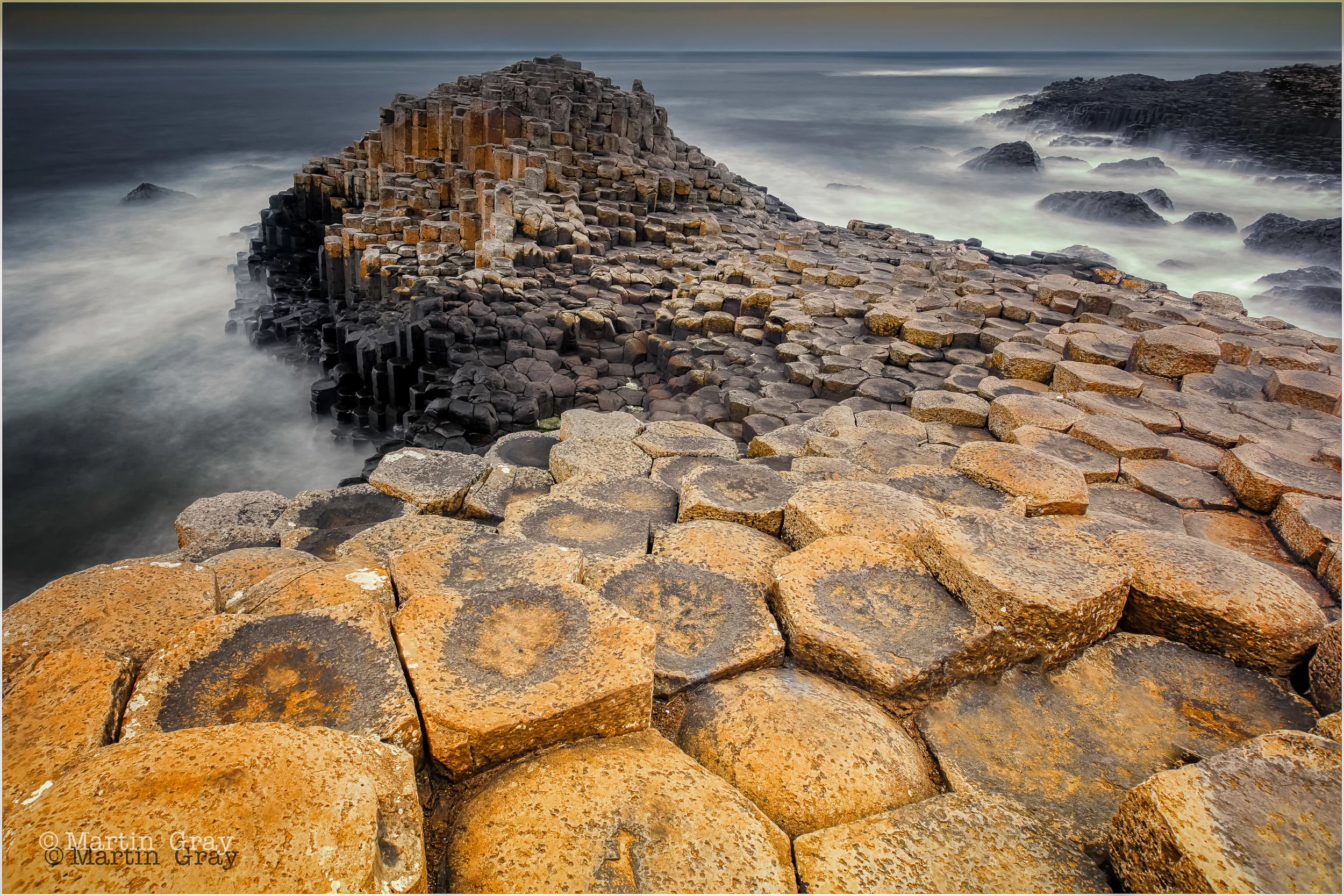 'Stepping Stones'... The Giants Causeway on Northern Ireland's North Coast...
