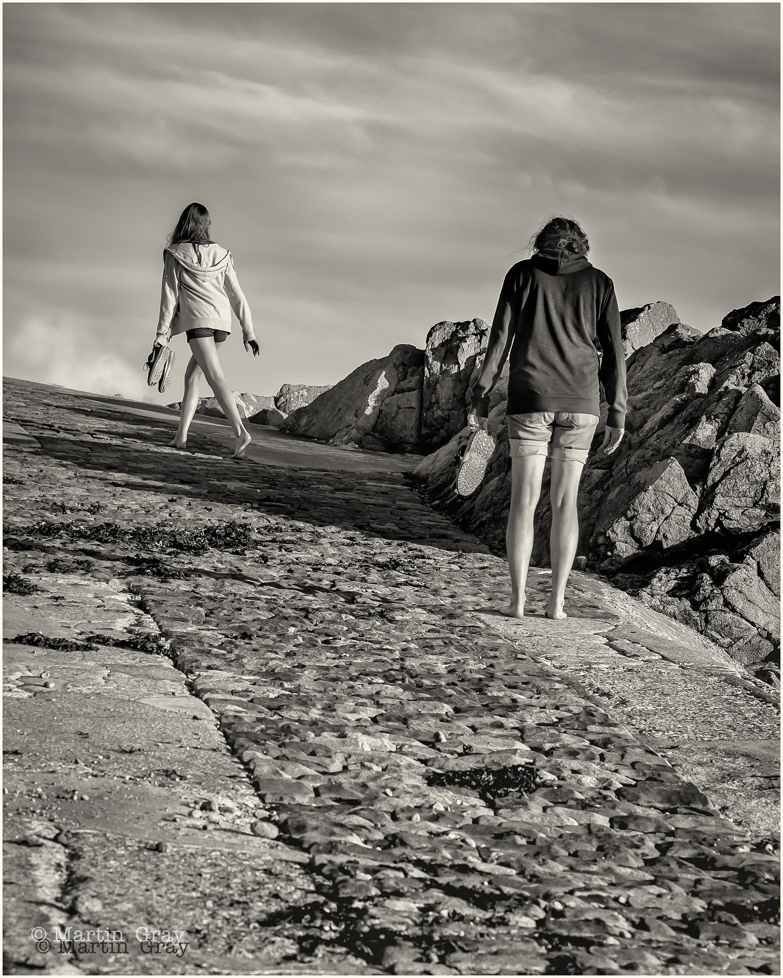 'Homeward Bound'... A slipway at Guernsey's L'Eree Bay...
