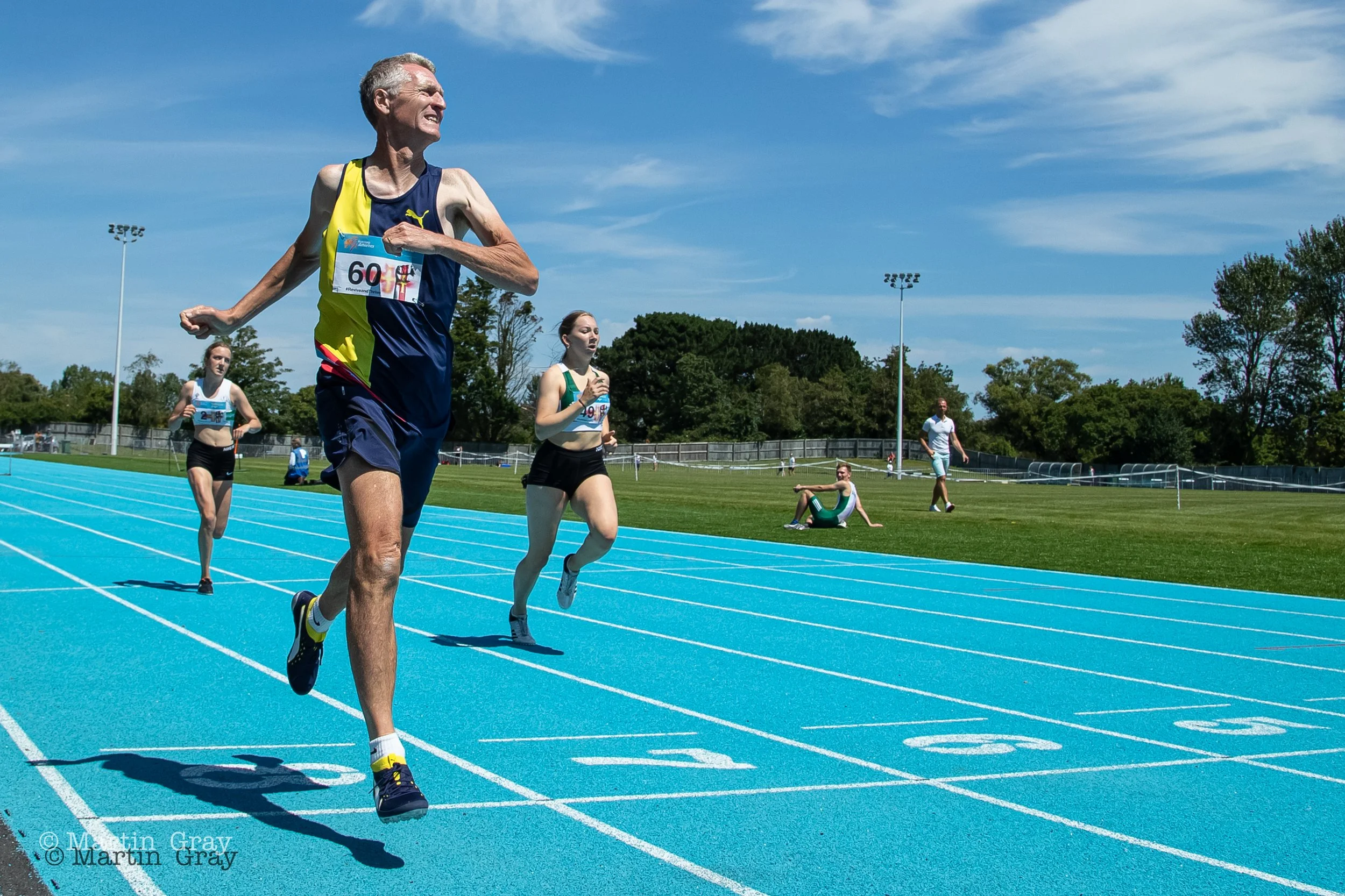 Chris Chalmers winning the second 300m race ahead of Rhiannon Dowinton-6431.jpg
