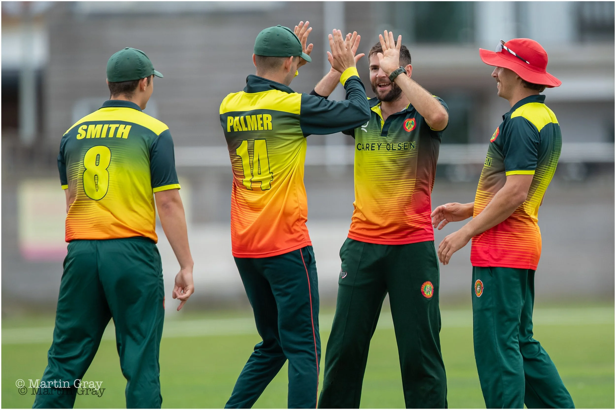 Farmers celebrate the wicket of Wentzel-7653.jpg