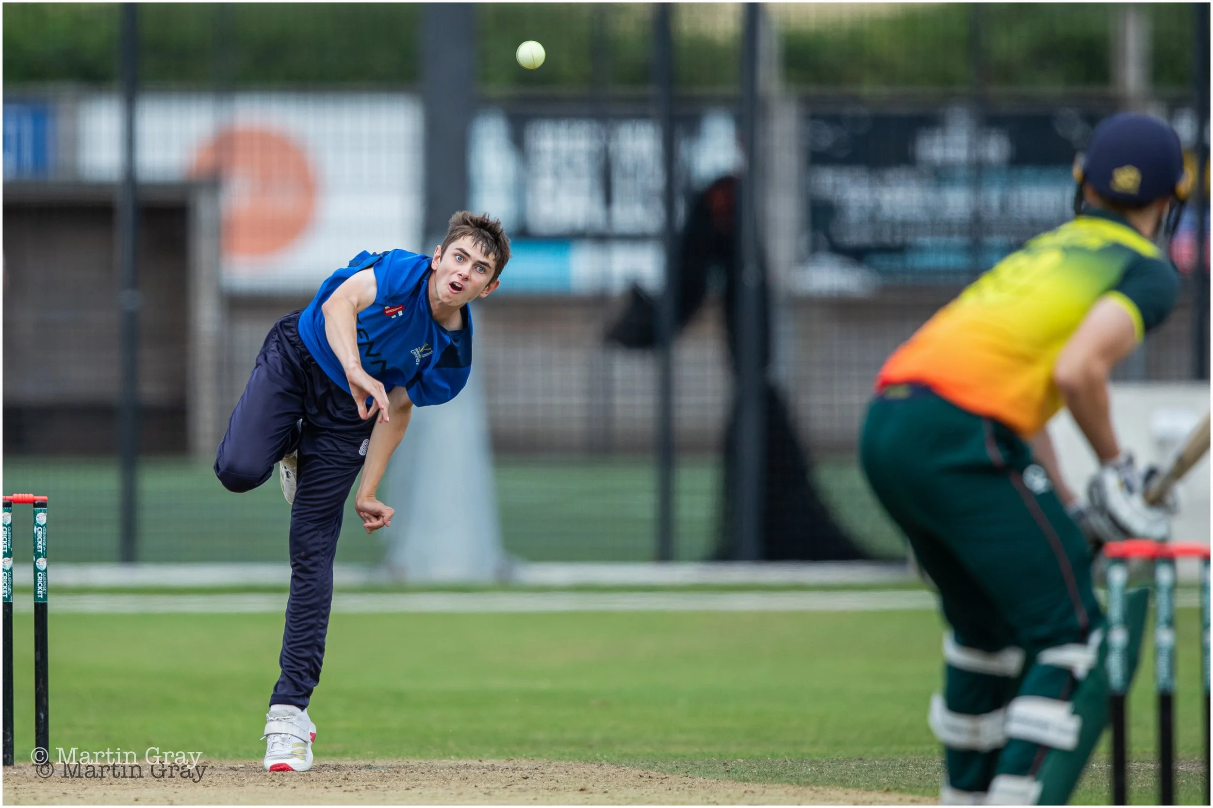 Freddie Forshaw bowling as Wanderers Irregulars chase for late wickets-8604.jpg