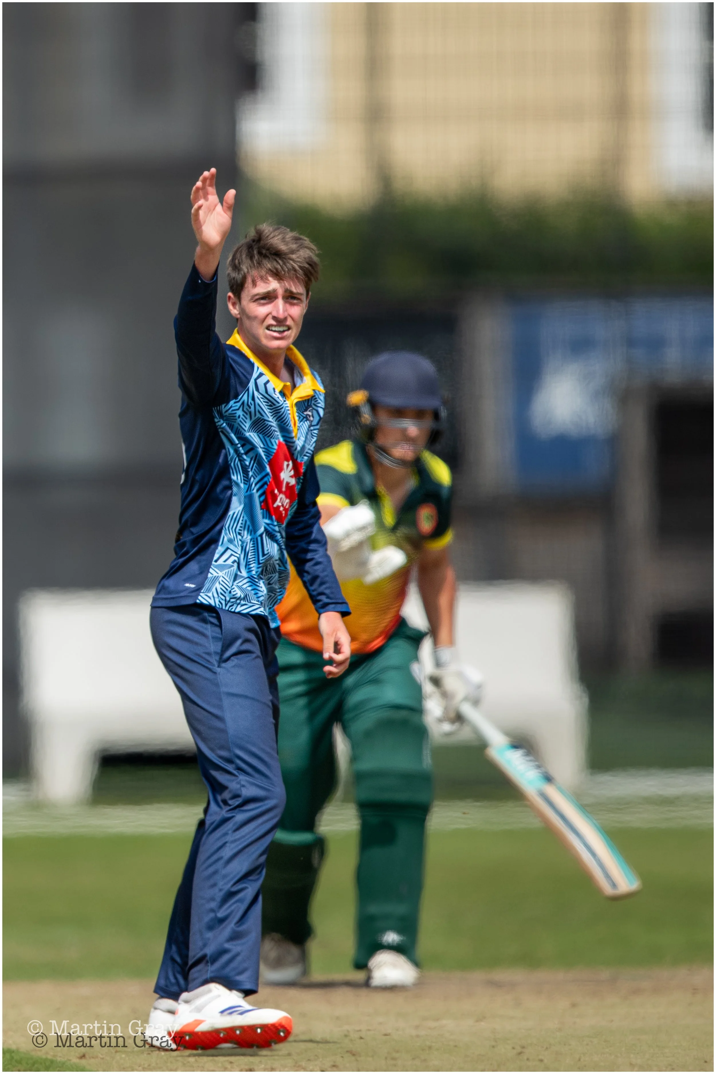 Evan Le Huray appeals unsussessfully for an lbw against James Smith-9388.jpg