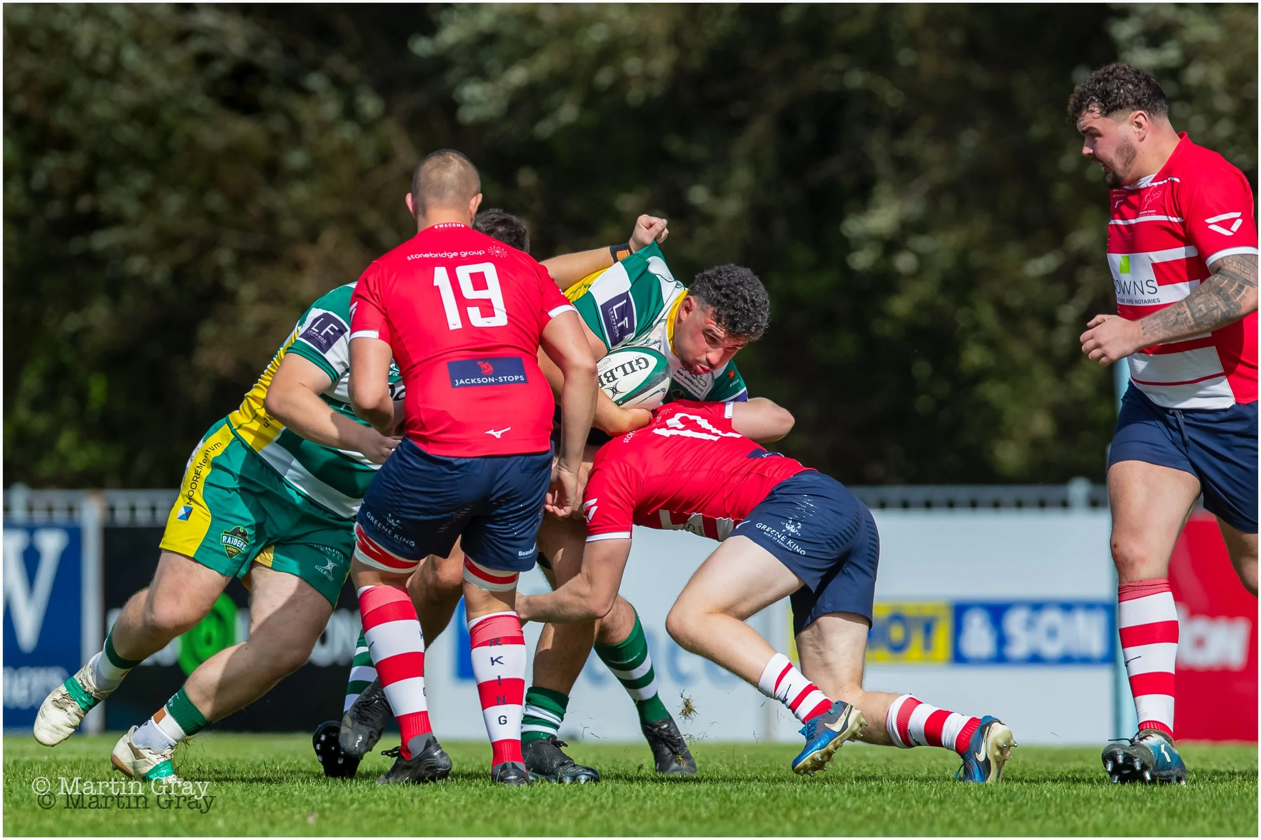 Joe Wrafter runs into a tackle with Tom Bray in support-7455.jpg