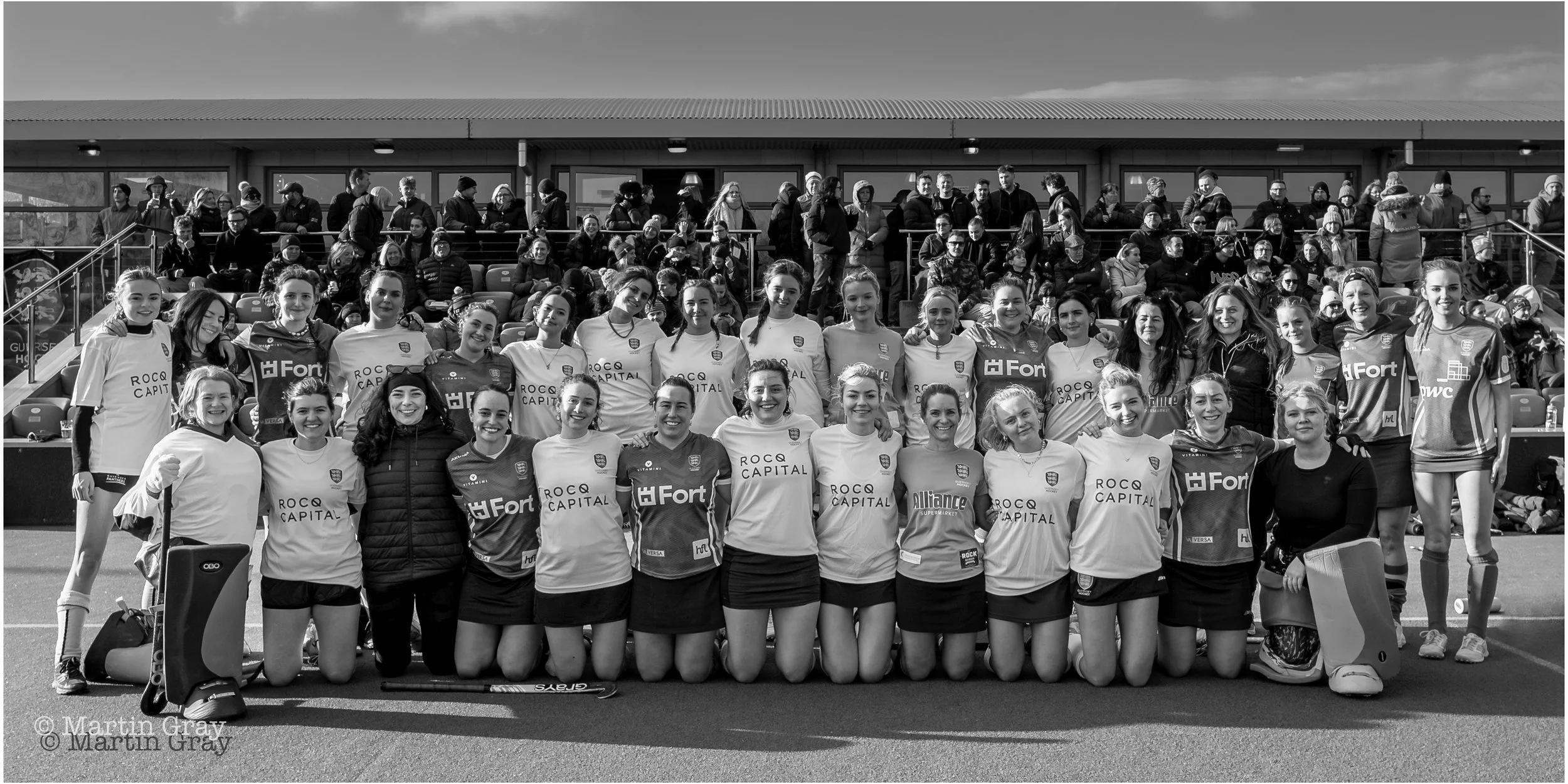 Guernsey Ladies and Nomads Team shot B+W-2.jpg