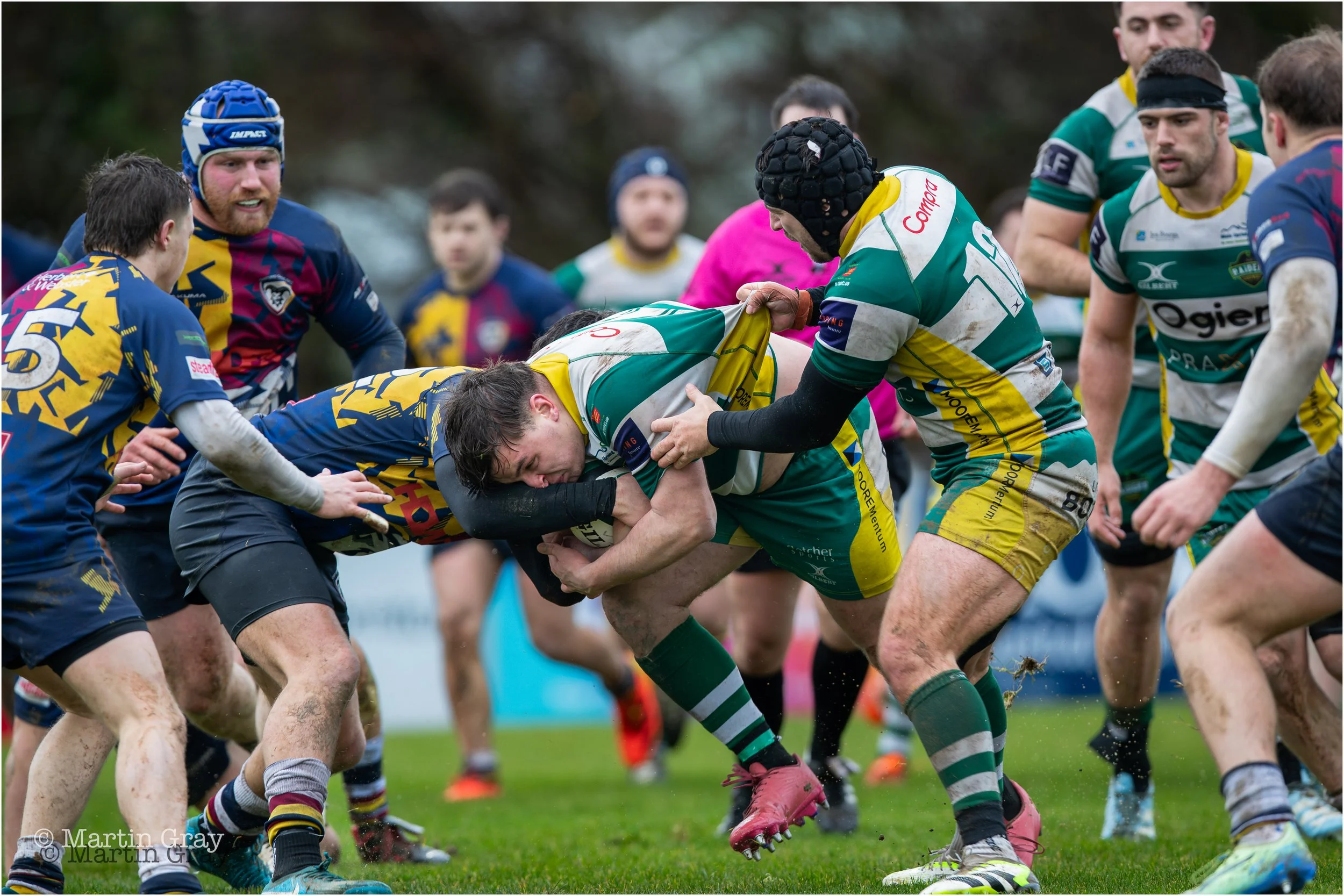 Michael Cantle powers into the Quins back line-3512.jpg