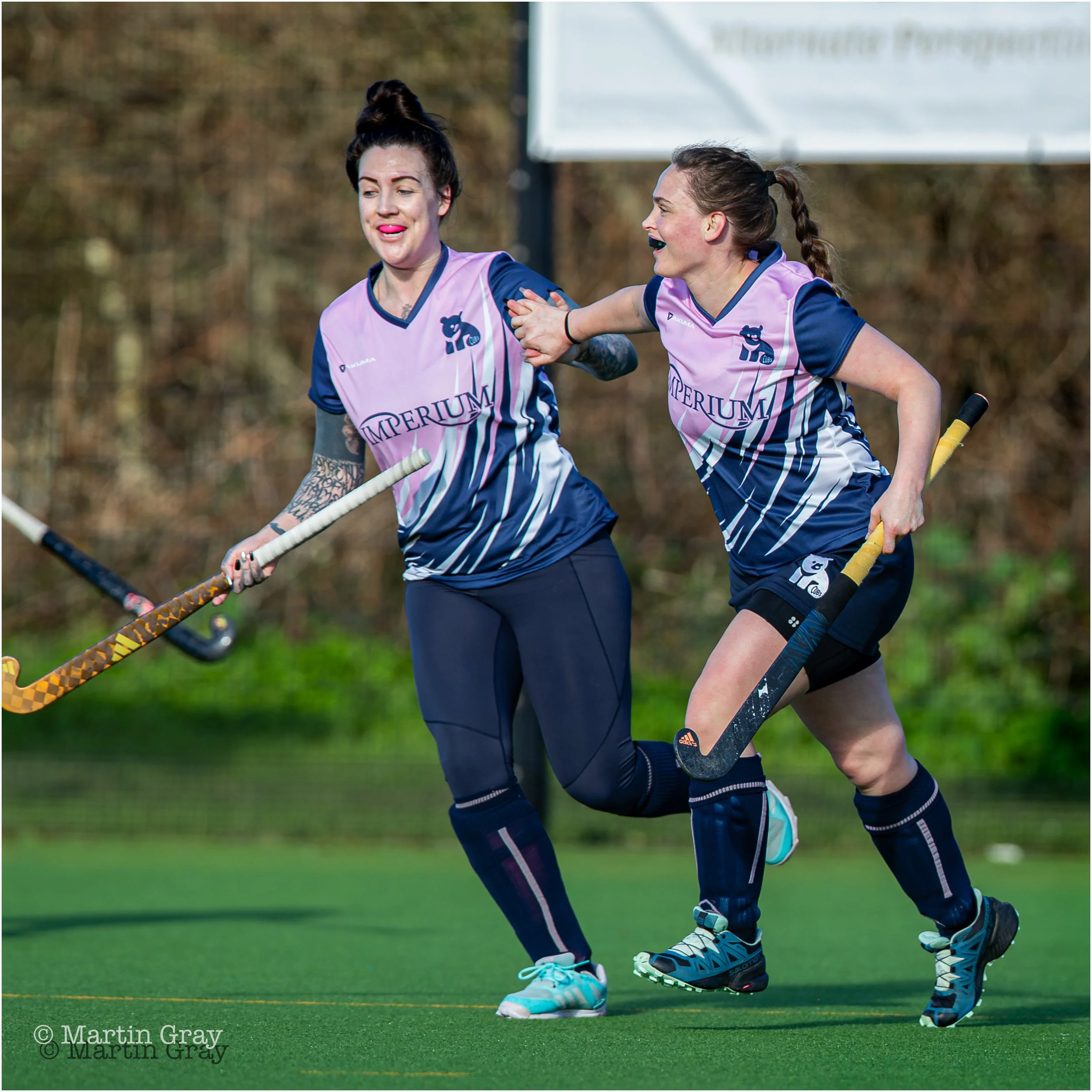 Nicole Hewlett-Domaille and Julianne Doherty celebrate Cubs opening goal-3863.jpg