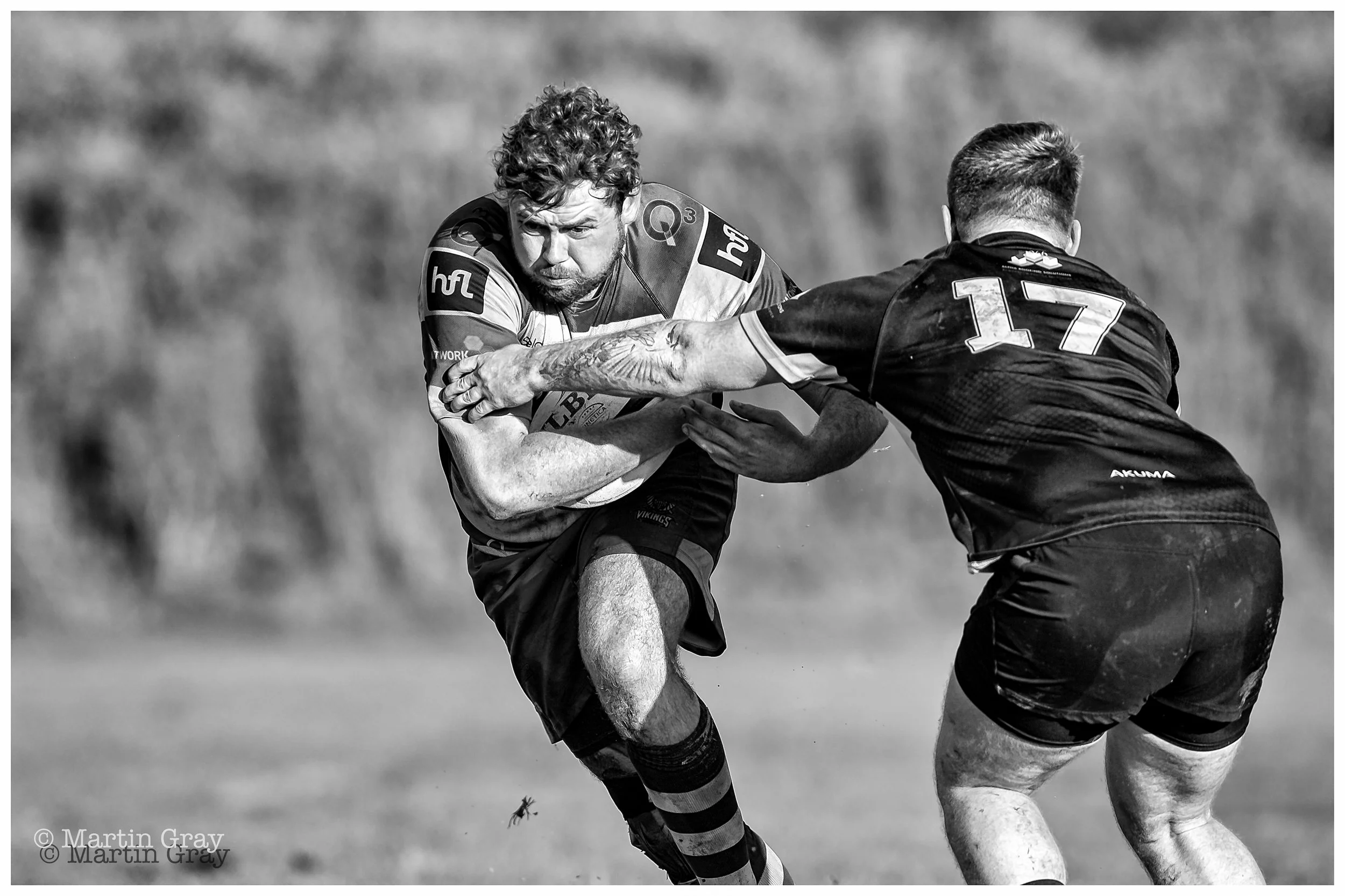 Michael Smith breaks from the back B+W-2.jpg