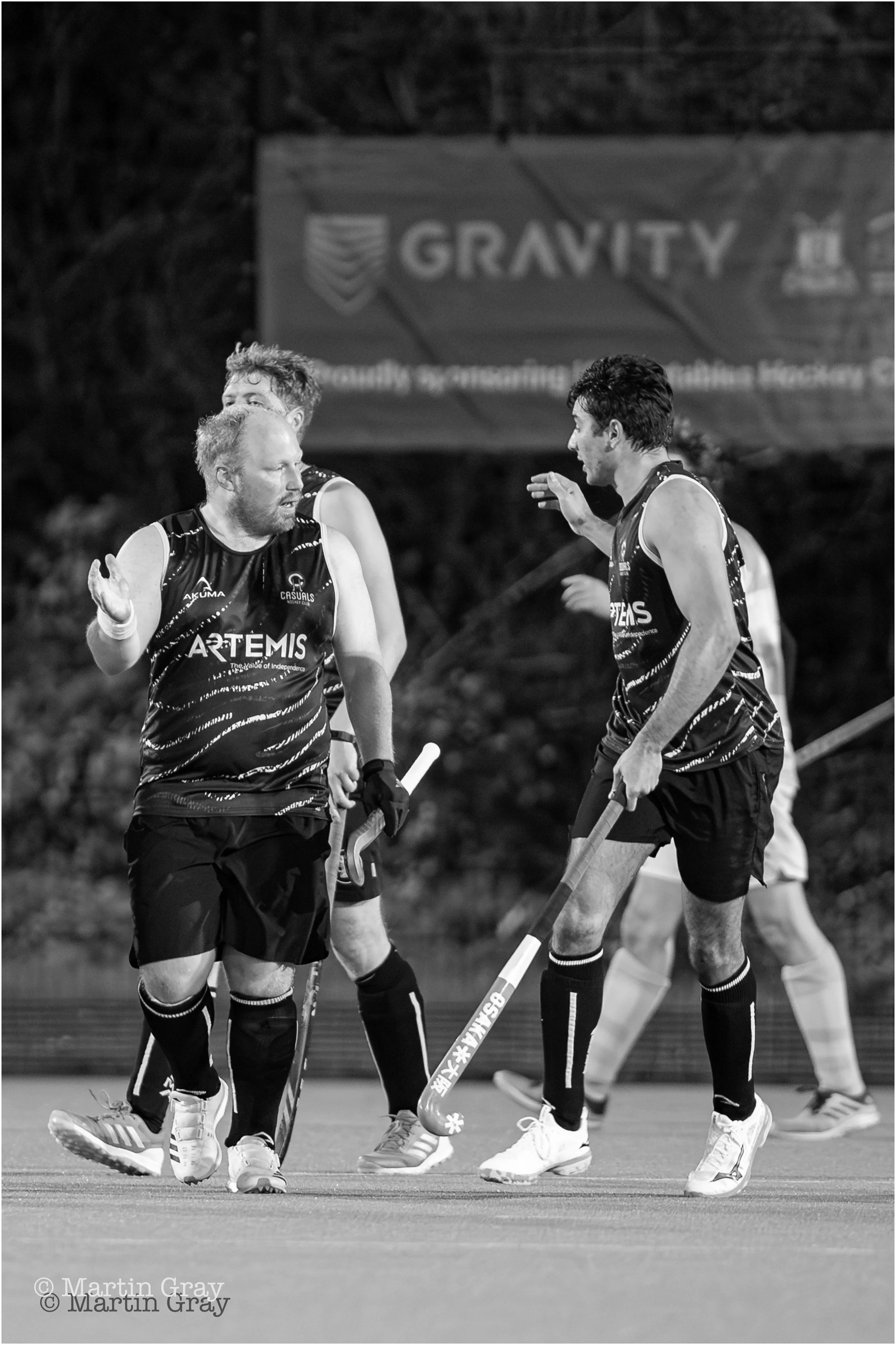 Casuals celebrate a Alex Bushell goal-1951.jpg