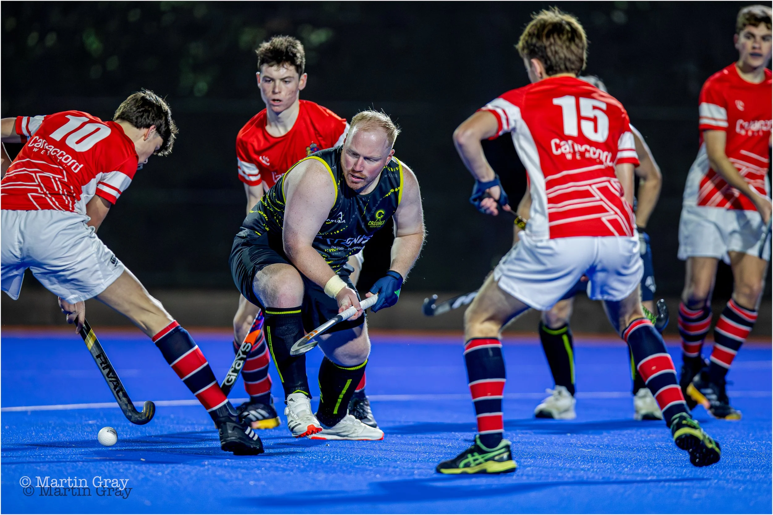 Alex Bushell in a sea of red college shirts-5855.jpg
