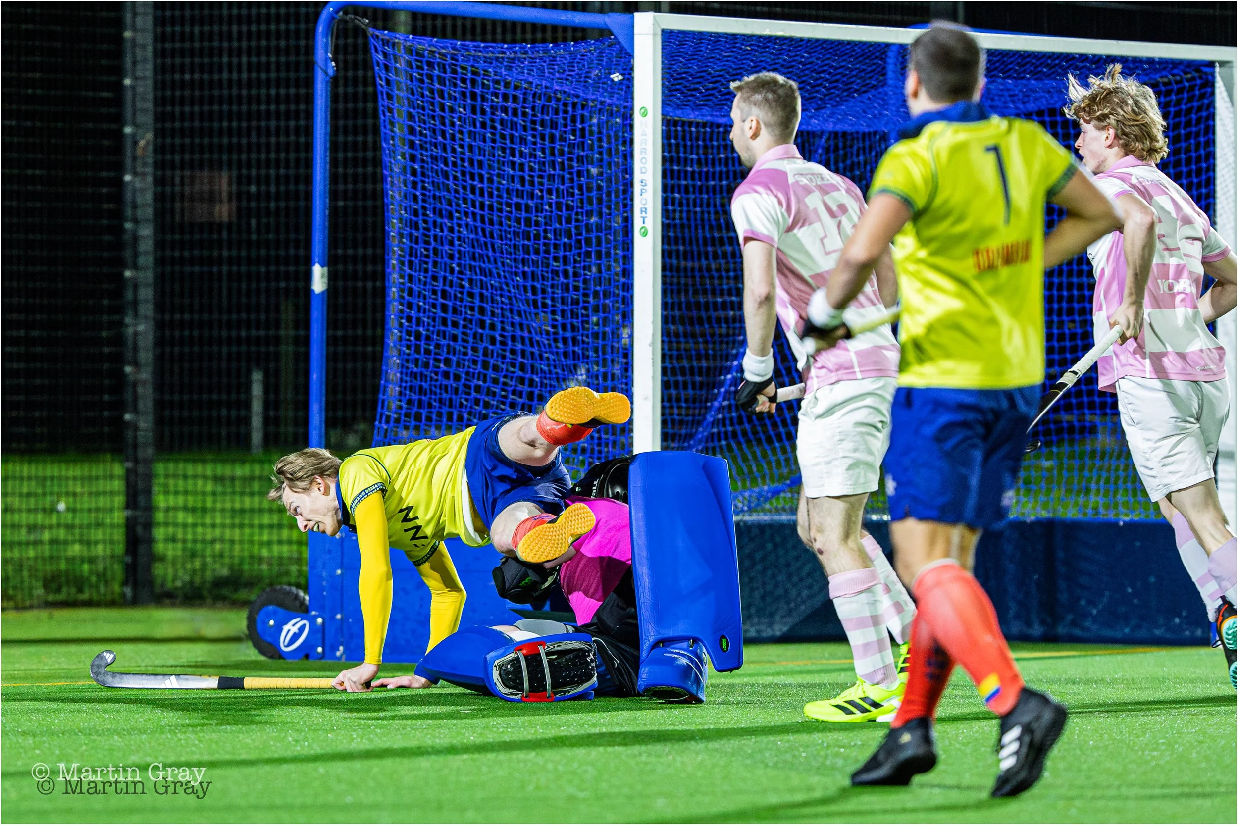 Louis Day saves from James Ball early in first half-4138.jpg