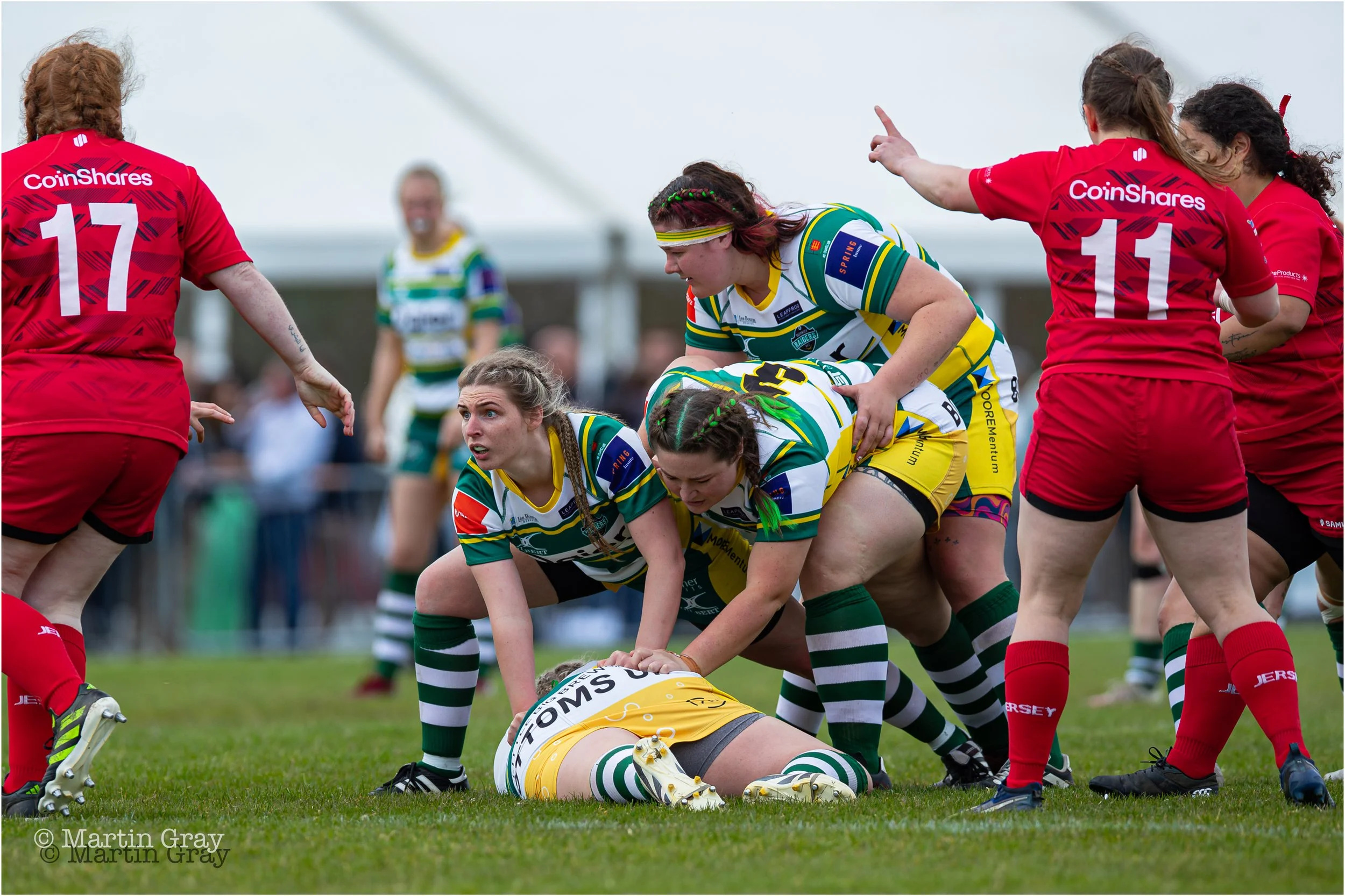 Raiders ruck with Cara Fitzpatrick Simone Sarchet and Macey Rushent-5713.jpg