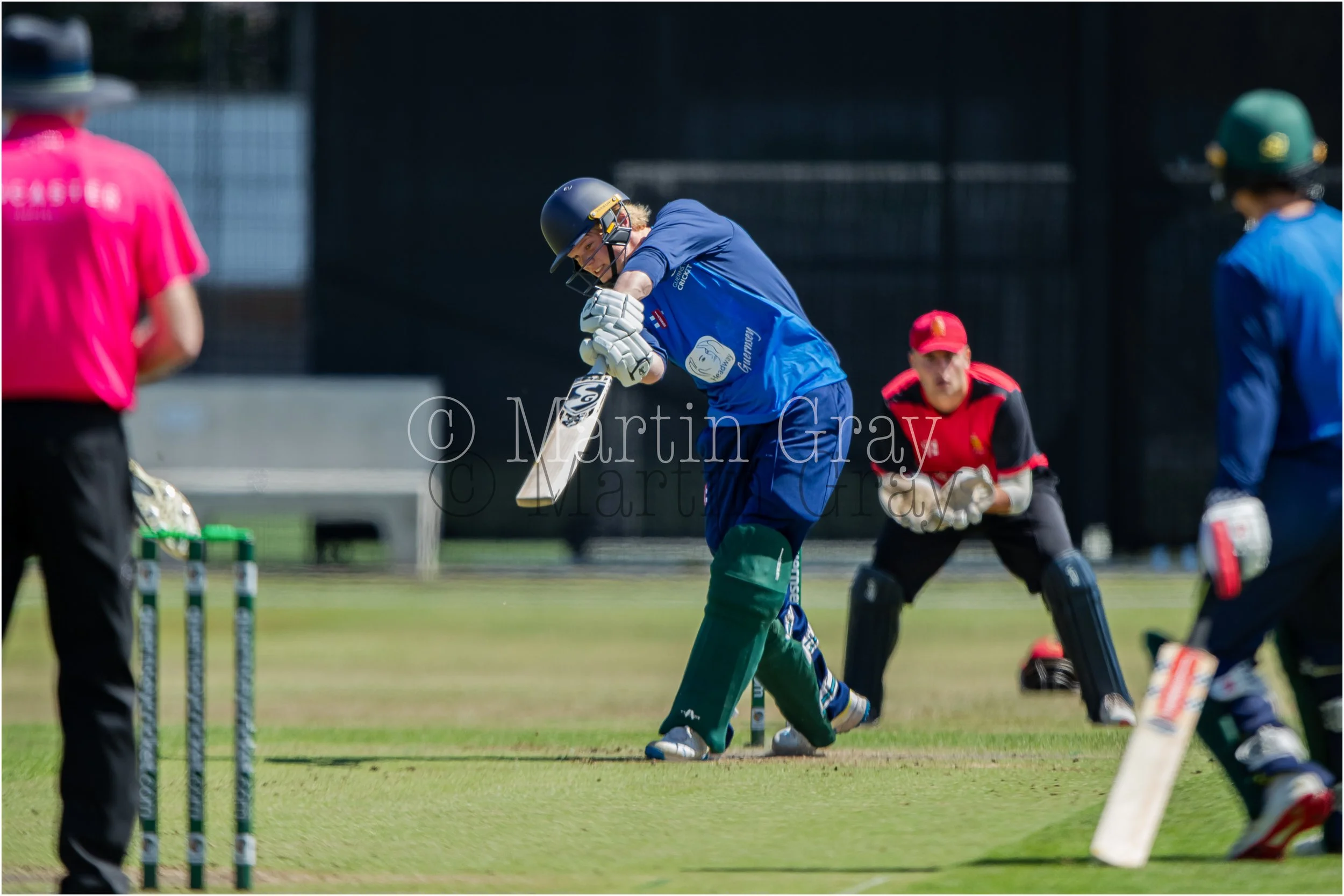 Ed Robinson straight drive in first T20-1404.jpg