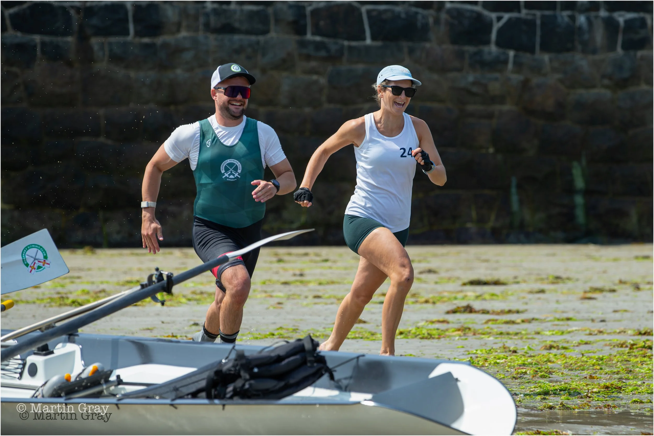 Ben Vaudin and Tasha Symes sprint at the start-8116.jpg