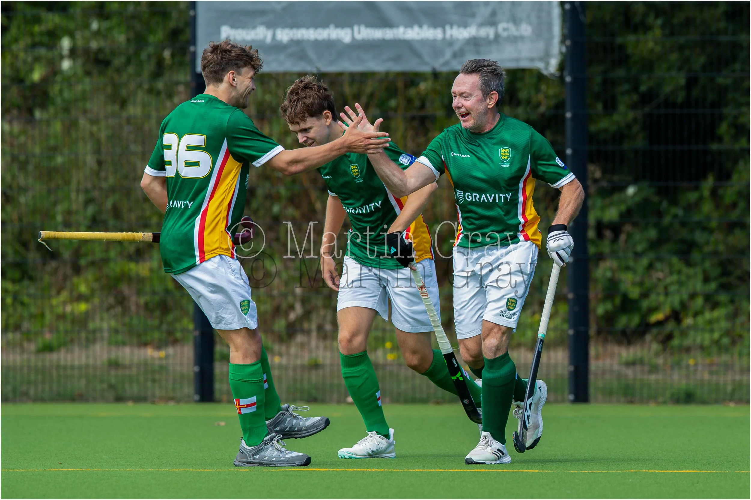 Josh Barrett congrratulates Andy Whalley on a second half goal-6985.jpg