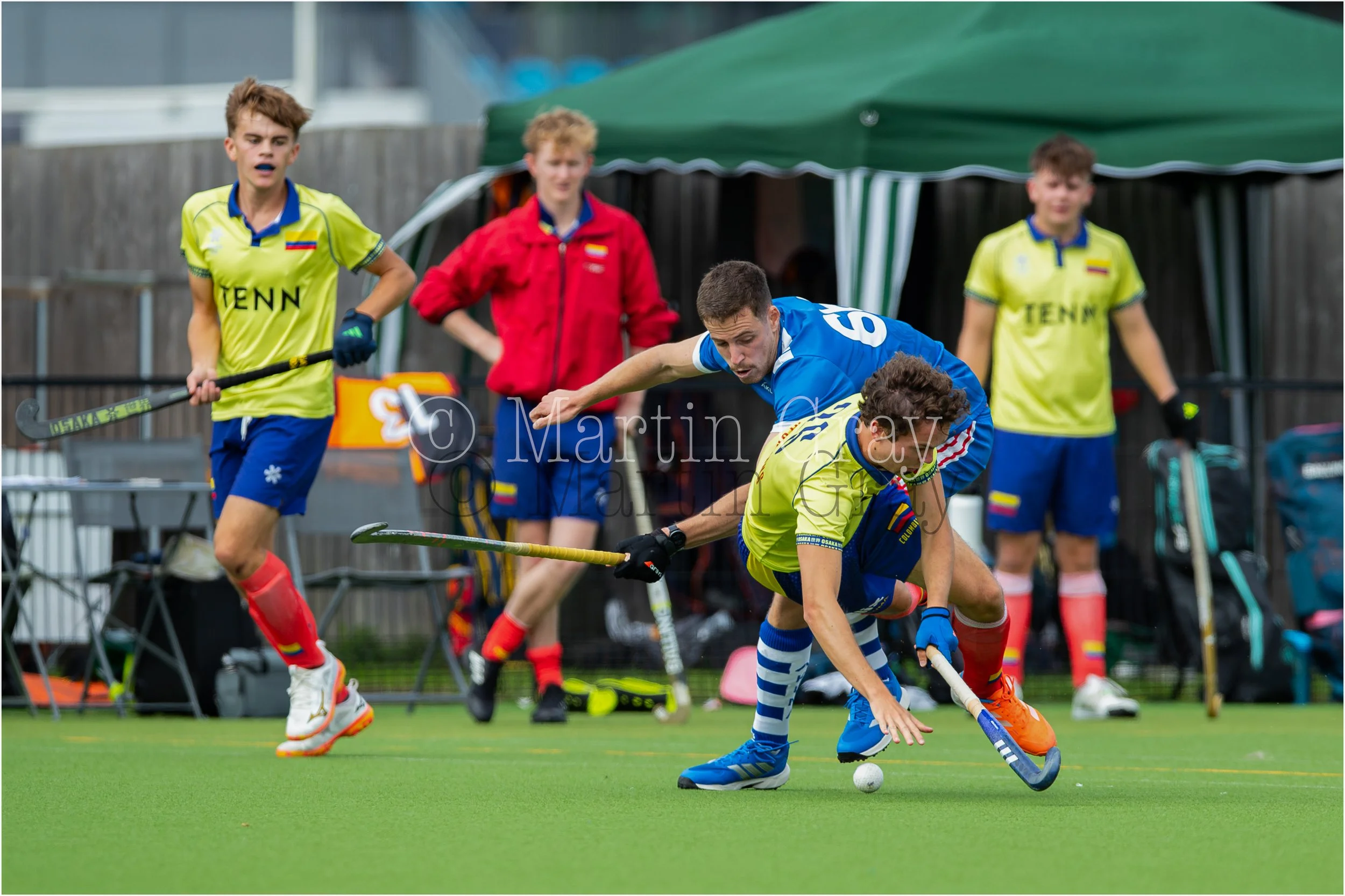 Dan Cameron is bundled off the ball-8605.jpg