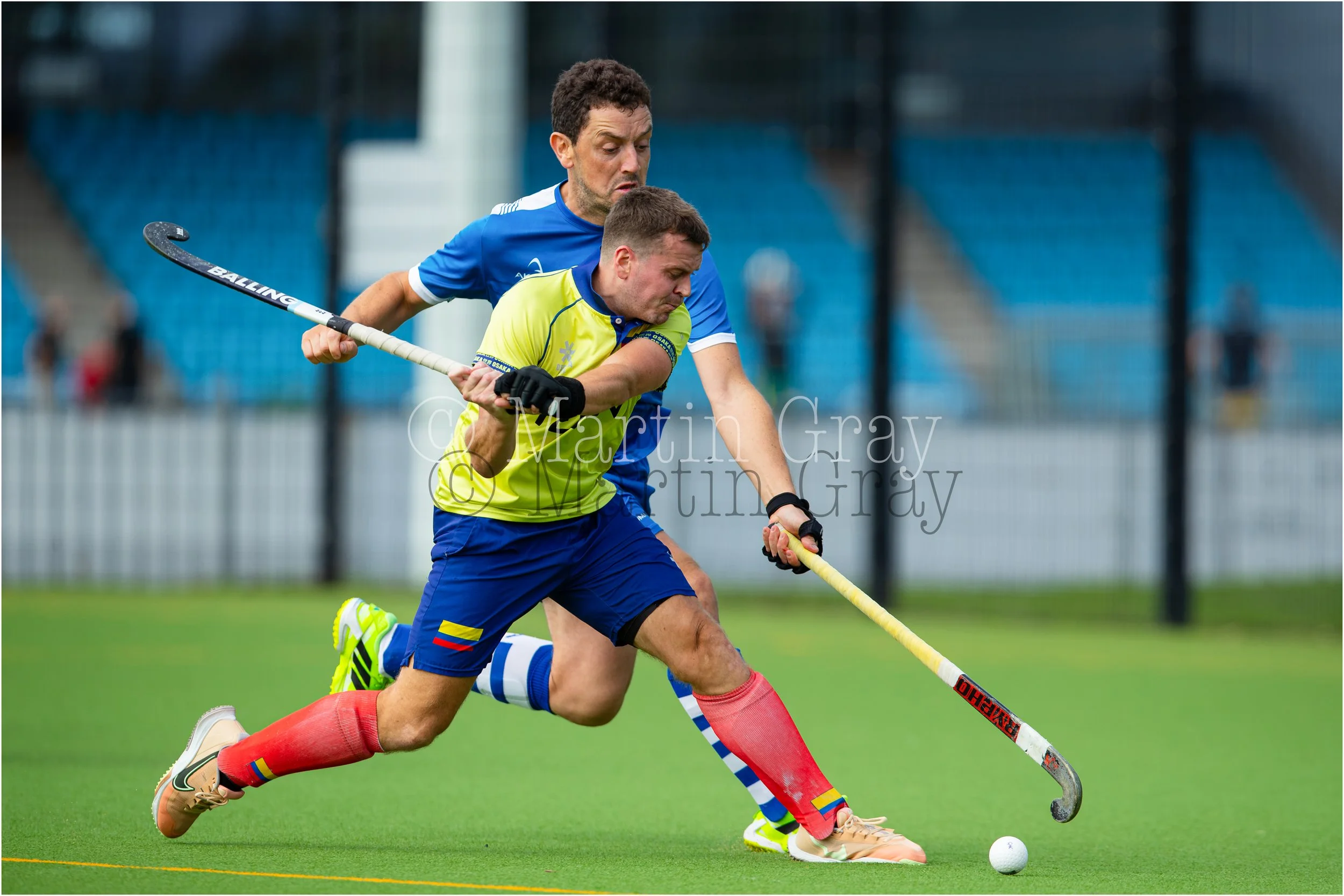 Zak Damarell shoots as Colombians press for a second-8696.jpg