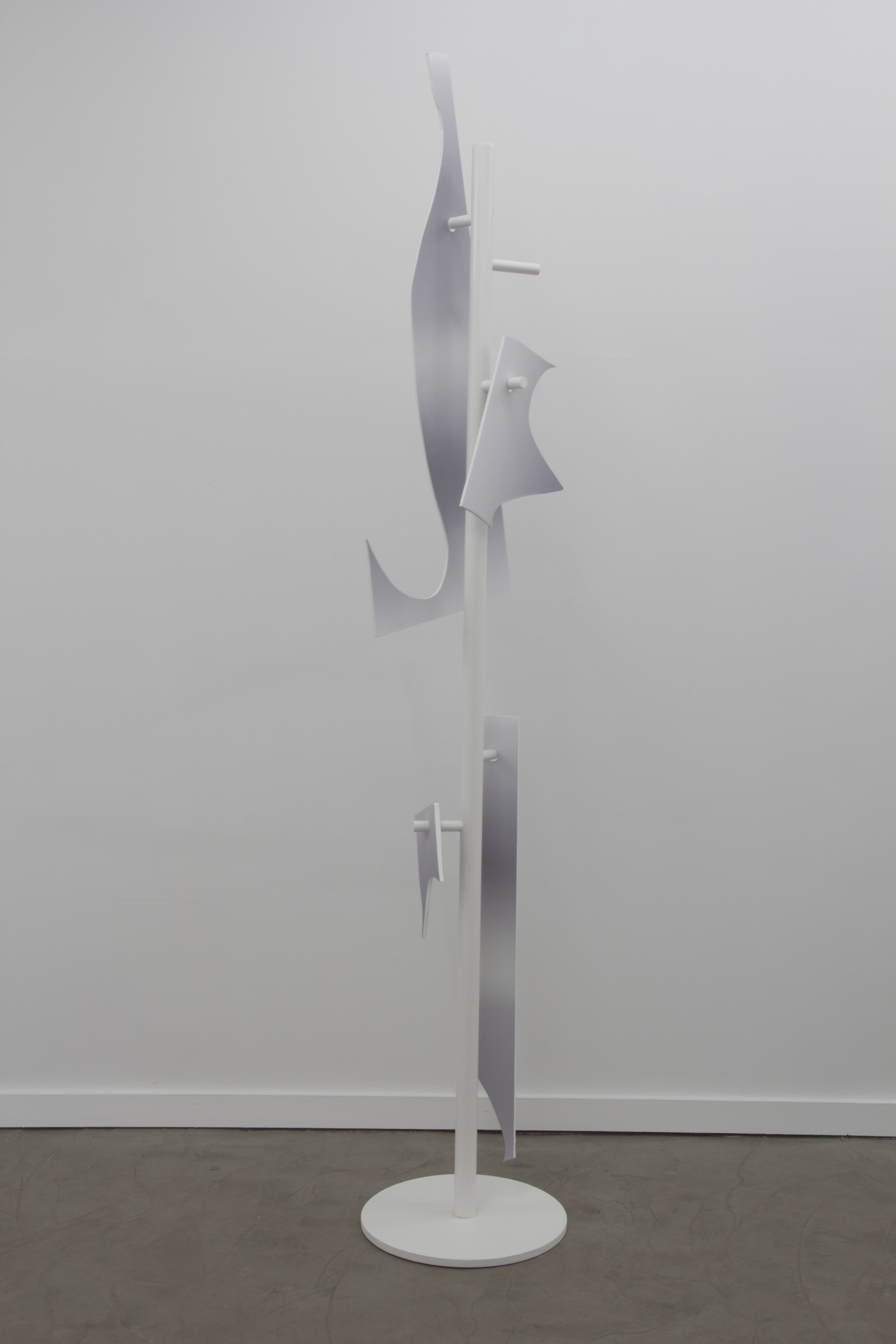  Rack 01 2011  wood, metal fastening, cast plastic, inkjet print on adhesive synthetic and oil enamel 96 1/4" x 22" x 20 1/2" 