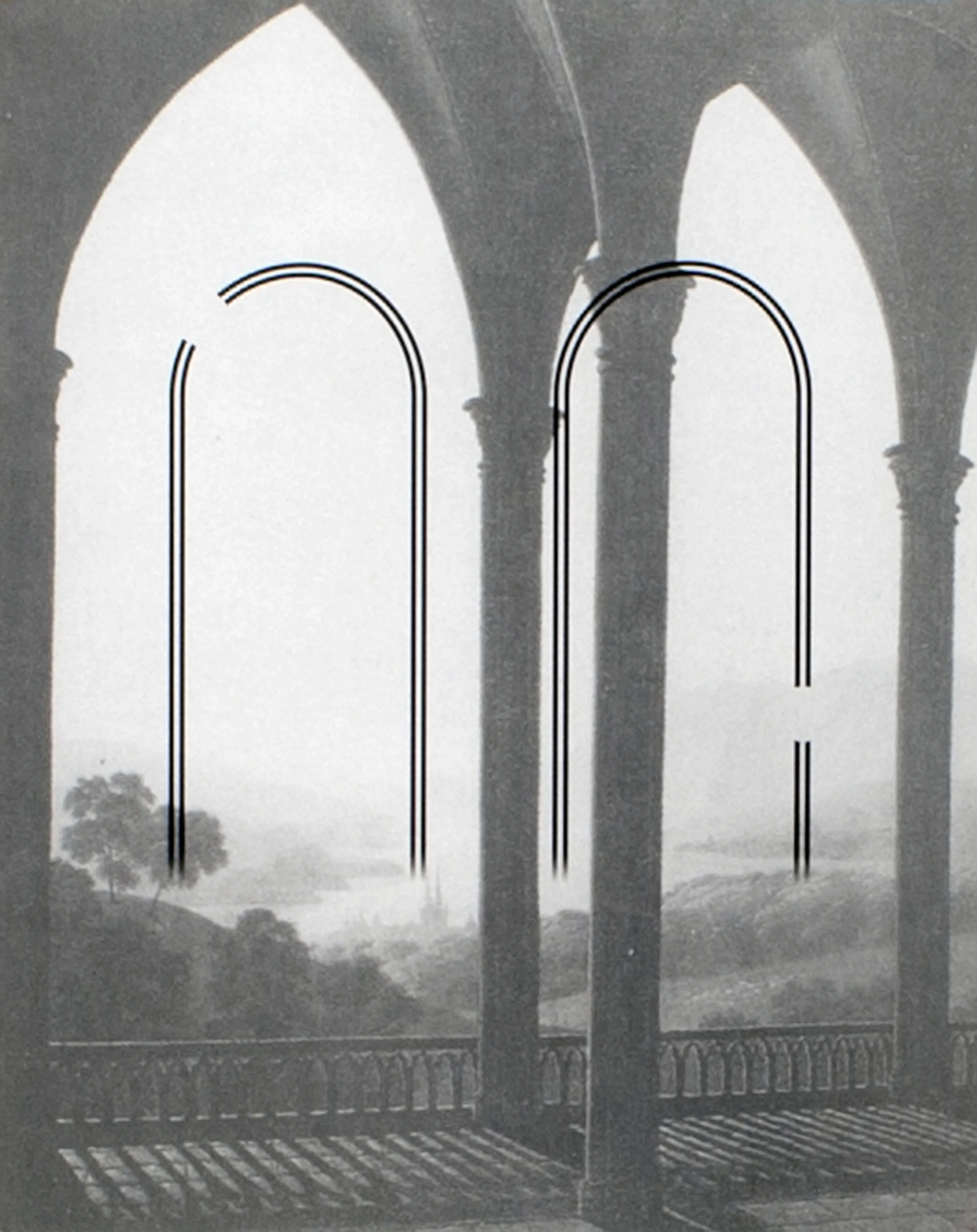  Arch Study 2012  archival pigment print mounted to dibond 24"x20"          
