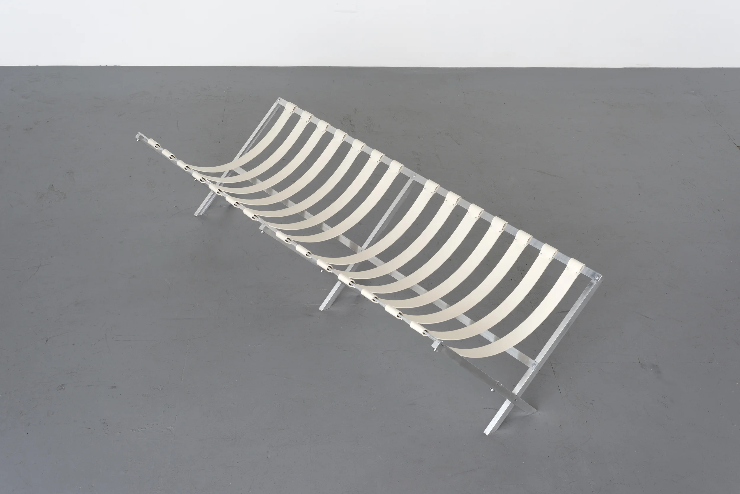  Rack 03 2015  rubber, aluminum and hardware 70”x17”x25.5” 