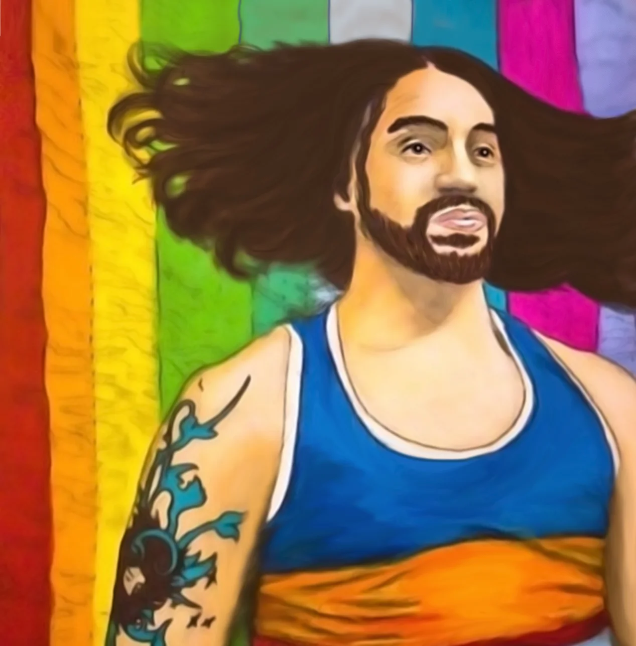 Steve on bed painting.jpg