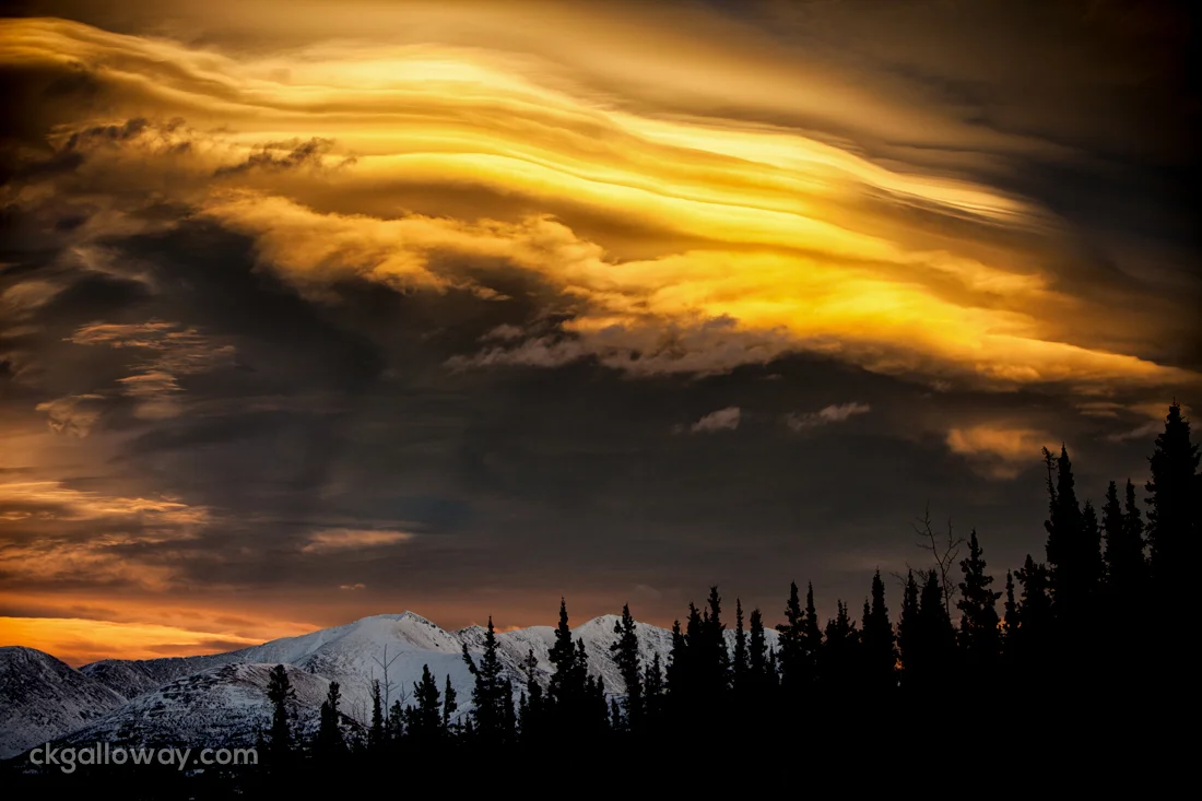 We were heading out for a walk this afternoon and I saw this sunset over Lorne Mountain before I even took a step out the door so I ran in to grab my camera. The rest of the walk didn't disappoint either. Photo by Christa Galloway