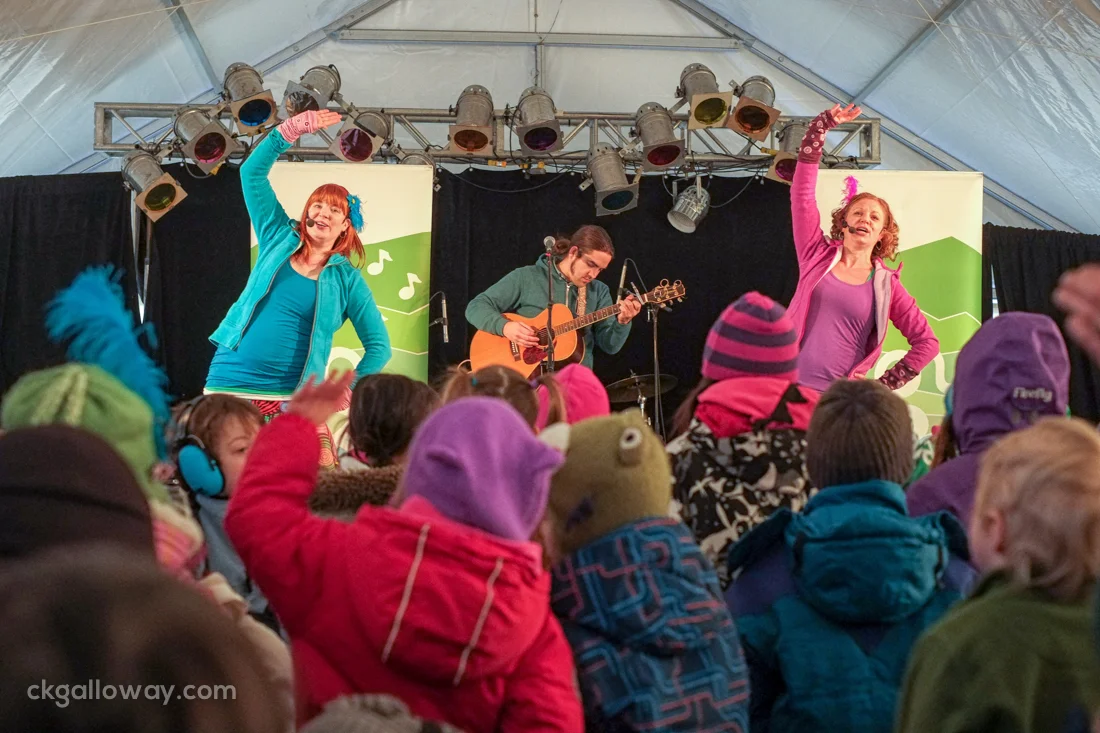 Bobs & LoLo performing at the Yukon Sourdough Rendezvous on February 23rd, 2014. Photo by Christa Galloway.