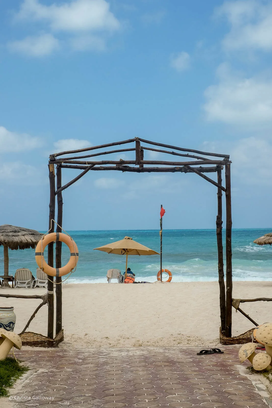 The beach at the Iberotel Borg El Arab Resort.