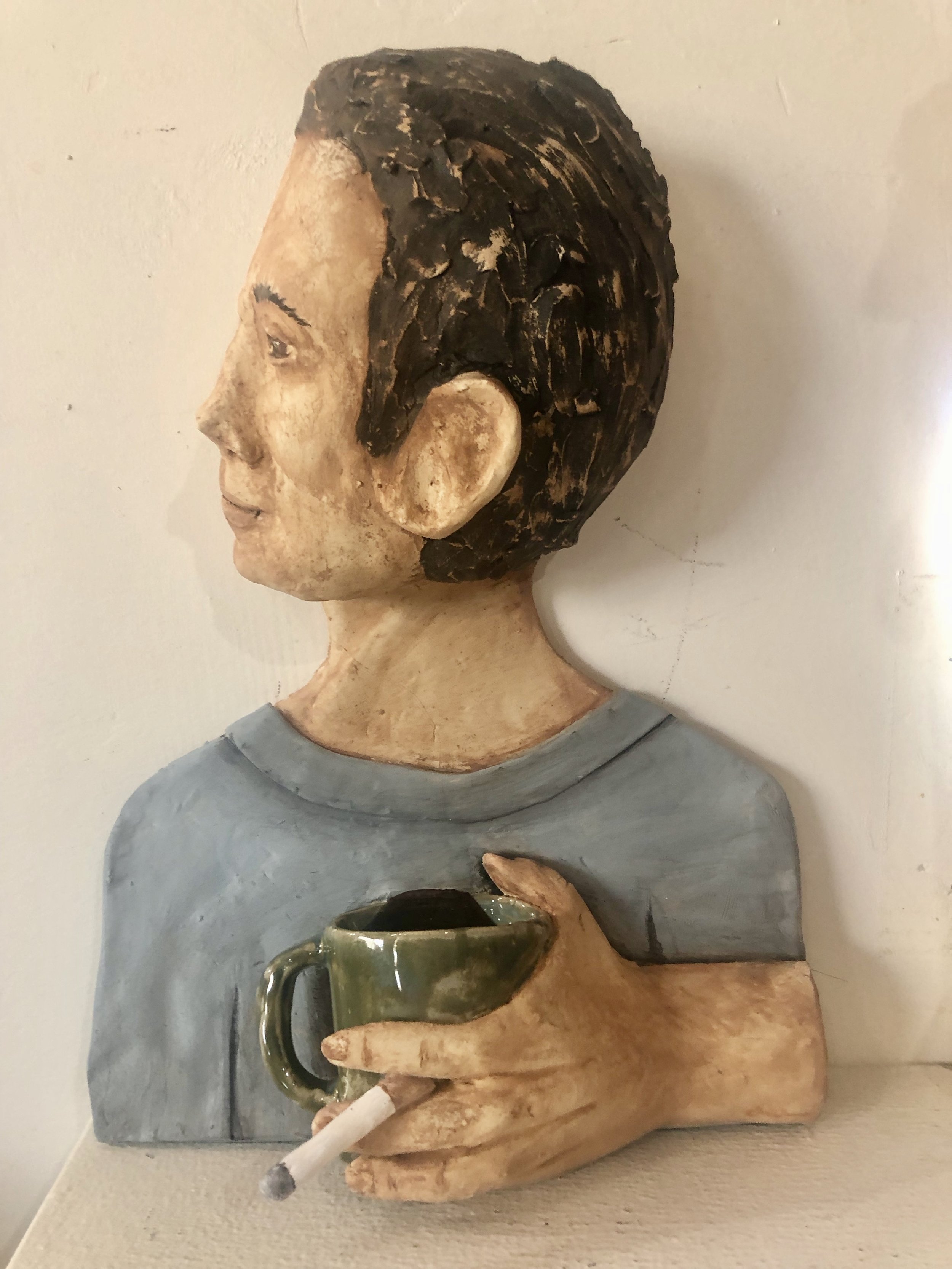 STAN GETTING READY TO START HIS DAY